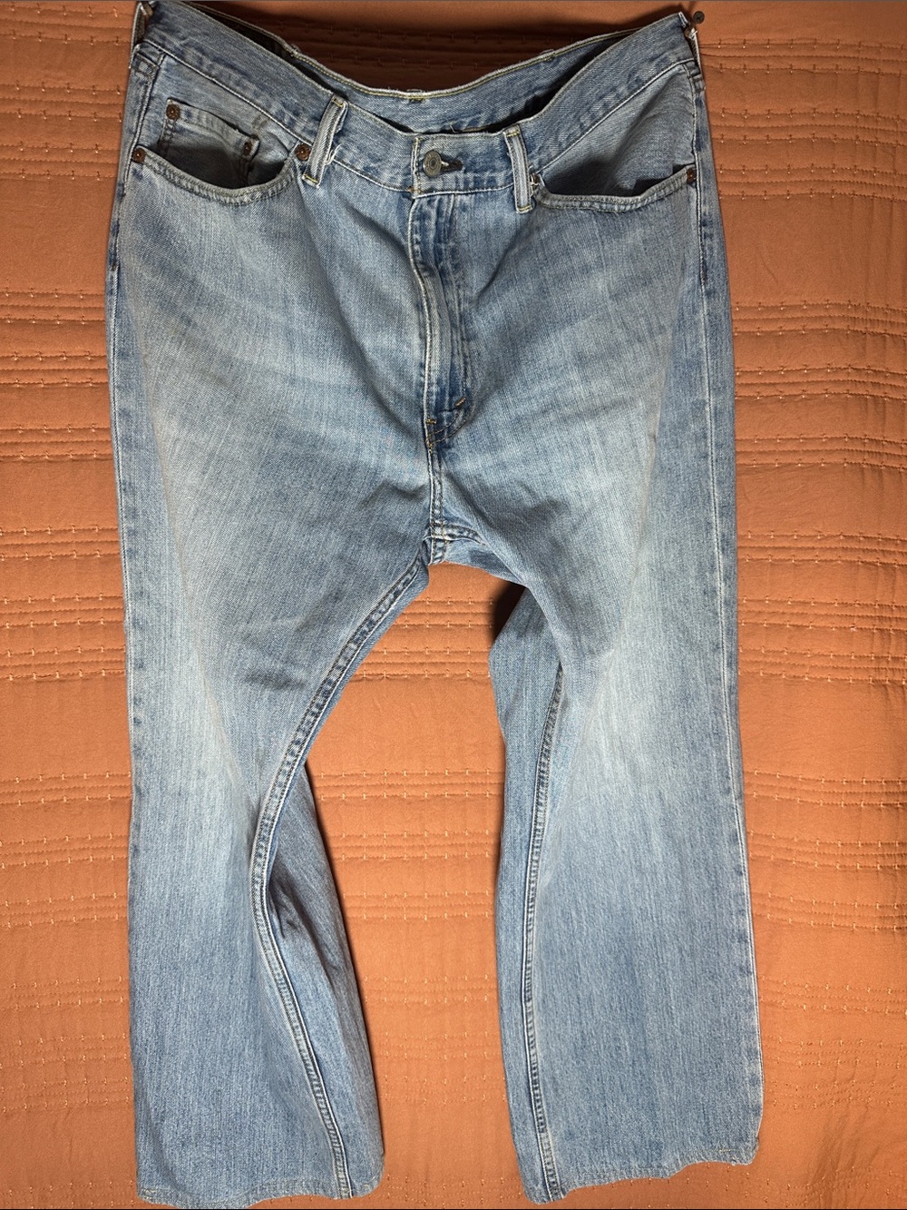 Levi's Men's Light Blue Straight-Leg Jeans